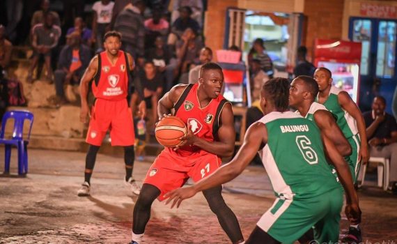 basketball action - Warriors Vs KIU